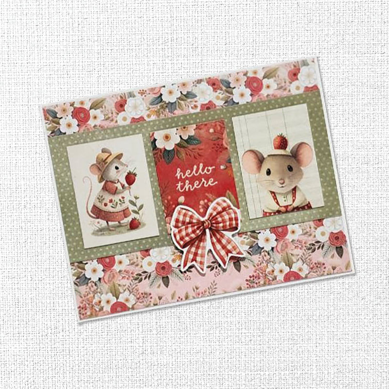 Collection de papiers "Strawberry Friends Basics 12x12" 34884-8