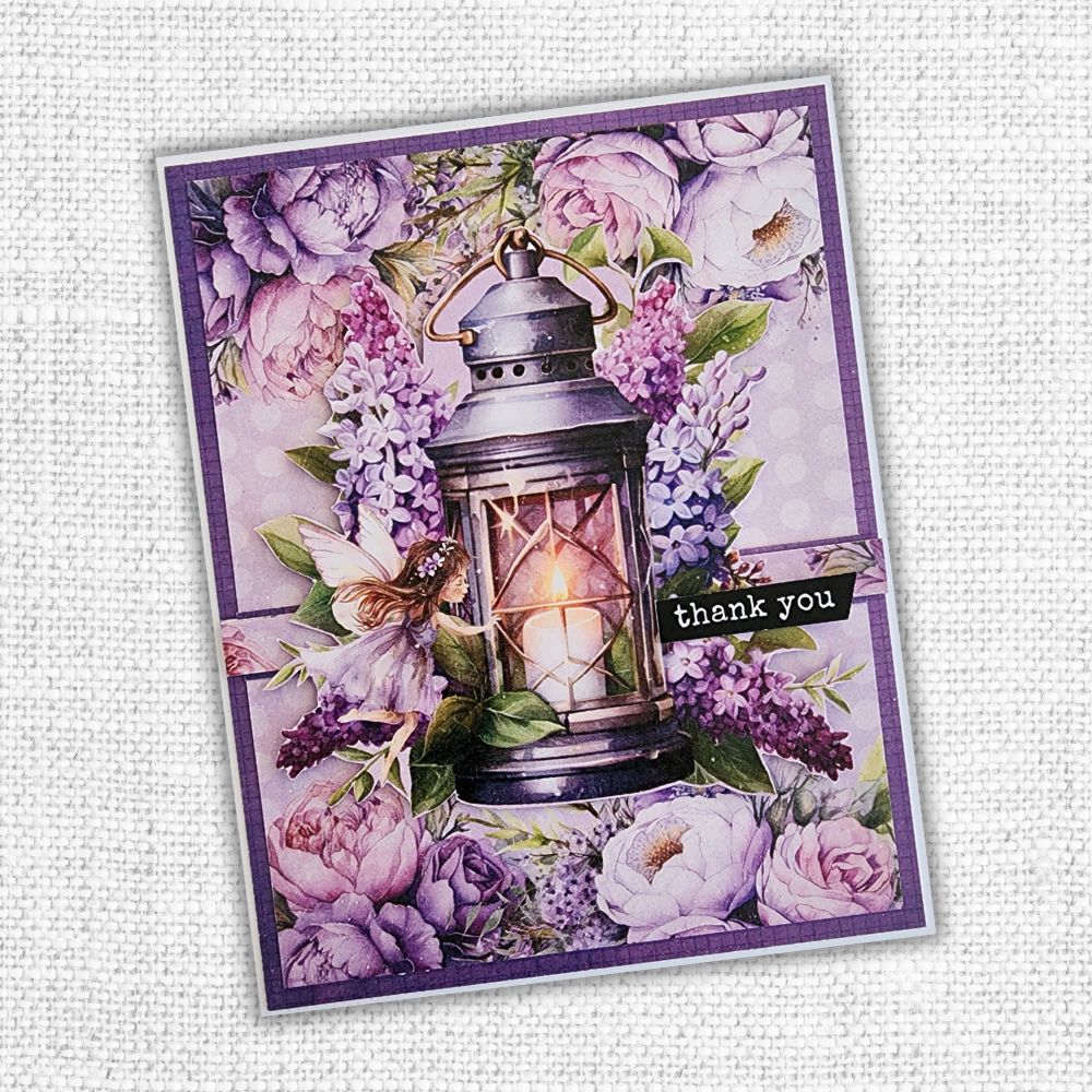 Lavender & Fairies Embossed Die Cuts 33525-2