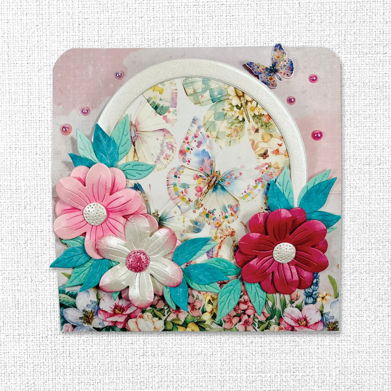 Troqueles de corte de metal Aimee Etched Flower 30003-3