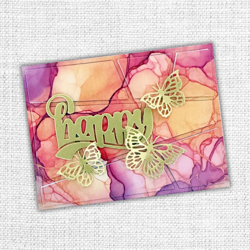 Inked Happy Border Metal Cutting Die 31590-6