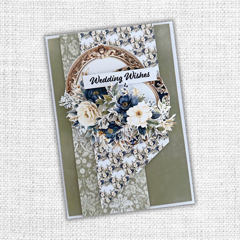 Wedding Blooms Frames & Florals Cut Aparts 31782-4