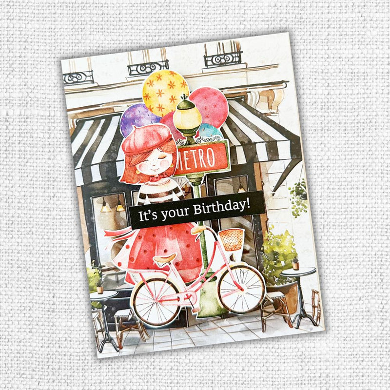 Coffee In Paris C 12x12 Paper (12pc Bulk Pack) 32313-2