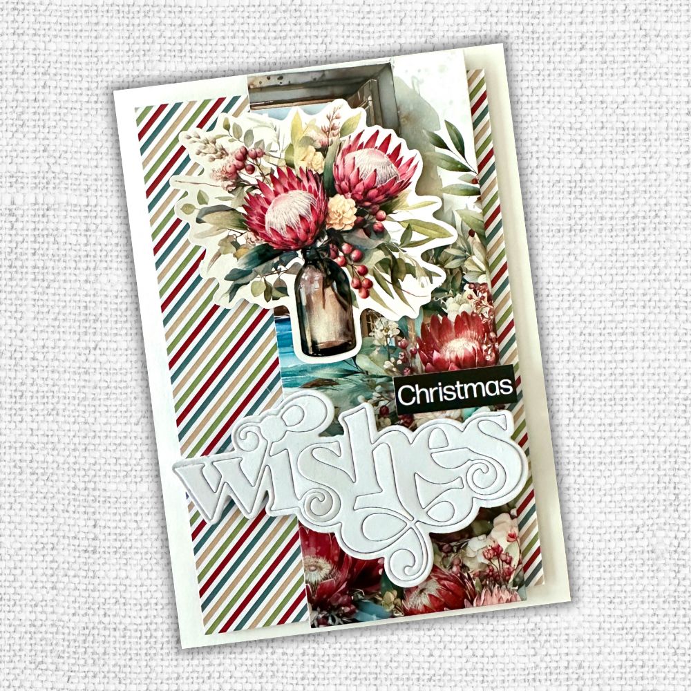 Fancy Script Layered Wishes Die 32457-3