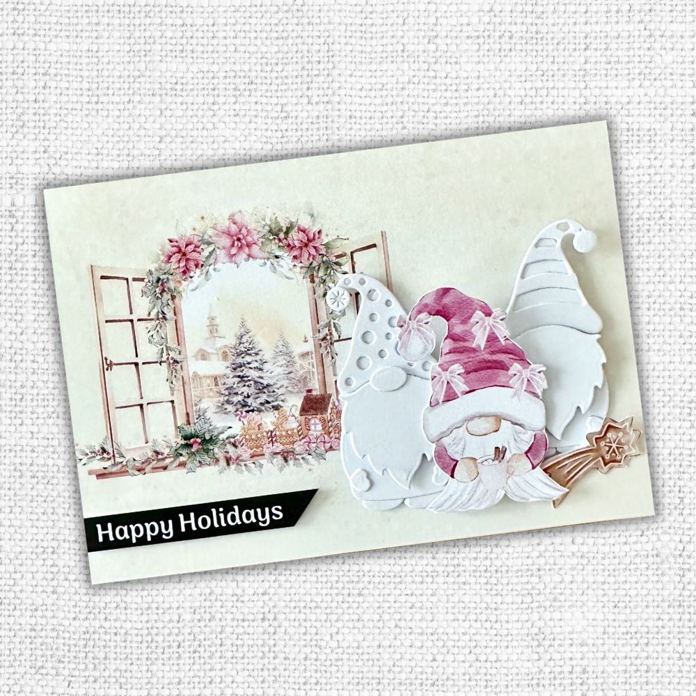 Small Build A Christmas Gnome Metal Cutting Die 32484-4