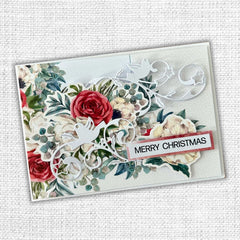 White Dove Love Flourishes Metal Cutting Die 32580-3