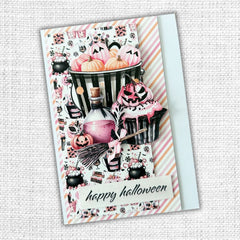 Pink Halloween Embossed Die Cuts 32790-4