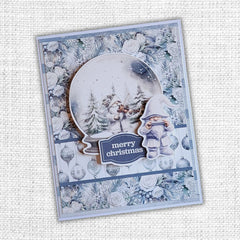 White Christmas 6x8" Die Cuts & Sentiments 32937-3