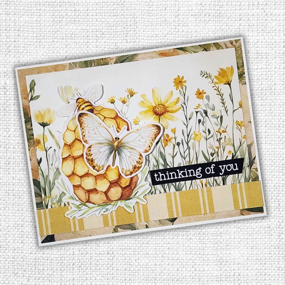 Bees & Butterflies Papercuts Cardmaking Kit January 2025 33951-11
