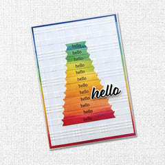 Sentiment Banner Strips Metal Die 34392-2