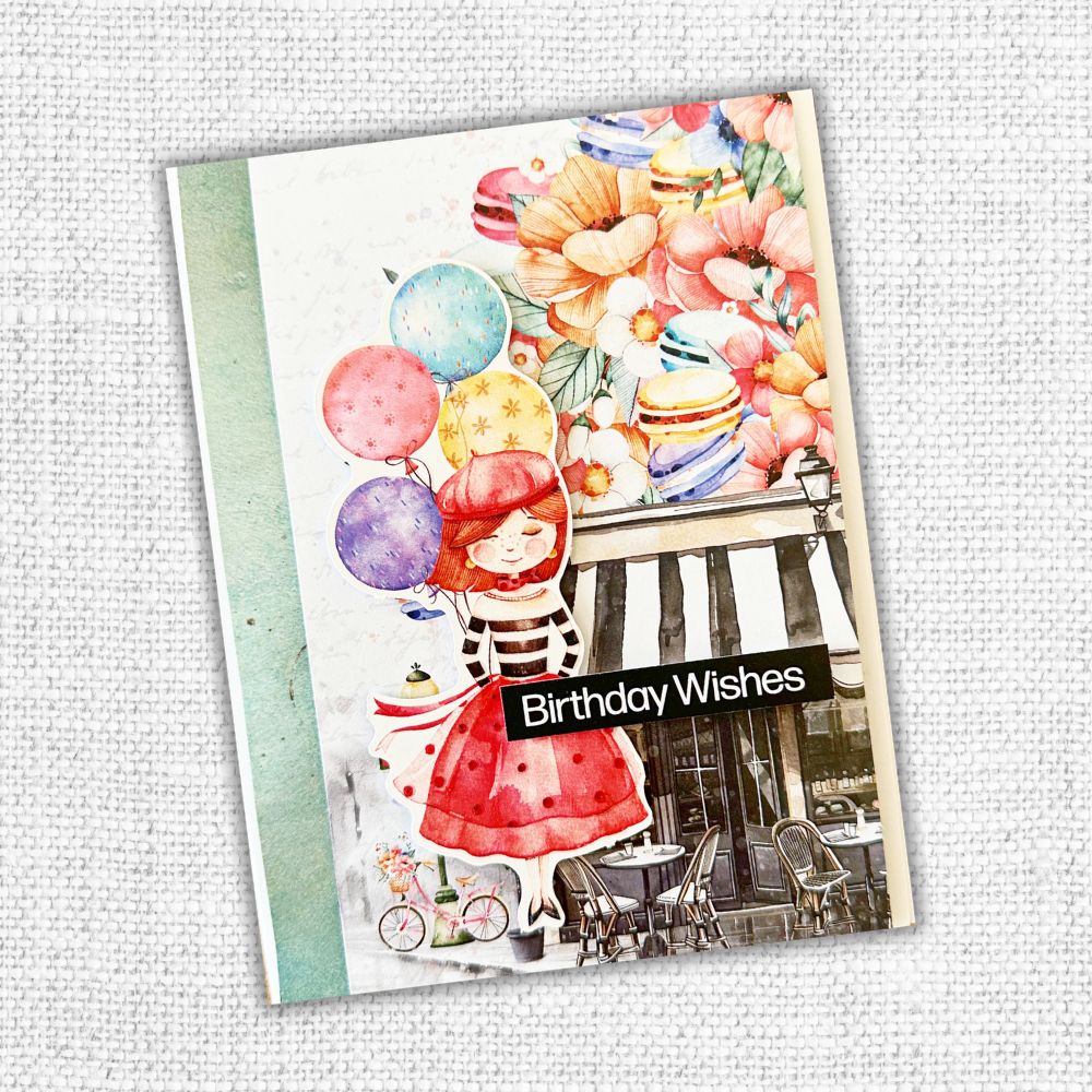 Coffee In Paris E 12x12 Paper (12pc Bulk Pack) 32319-3