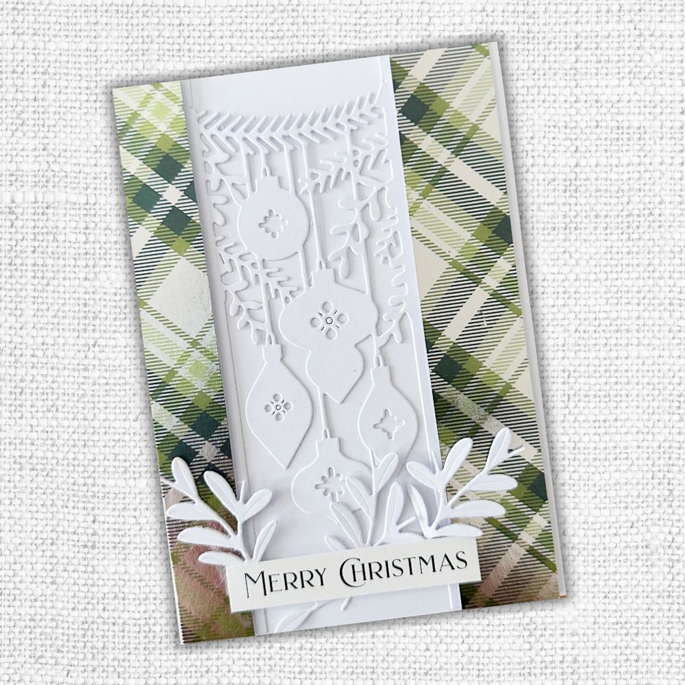 Hanging Christmas Ornaments Border Die 32448-4