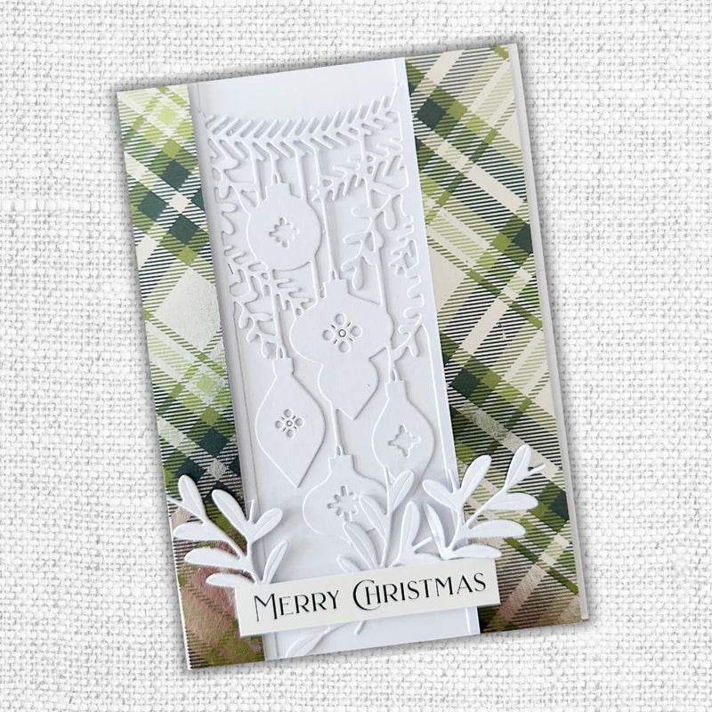 Hanging Christmas Ornaments Border Die 32448-4