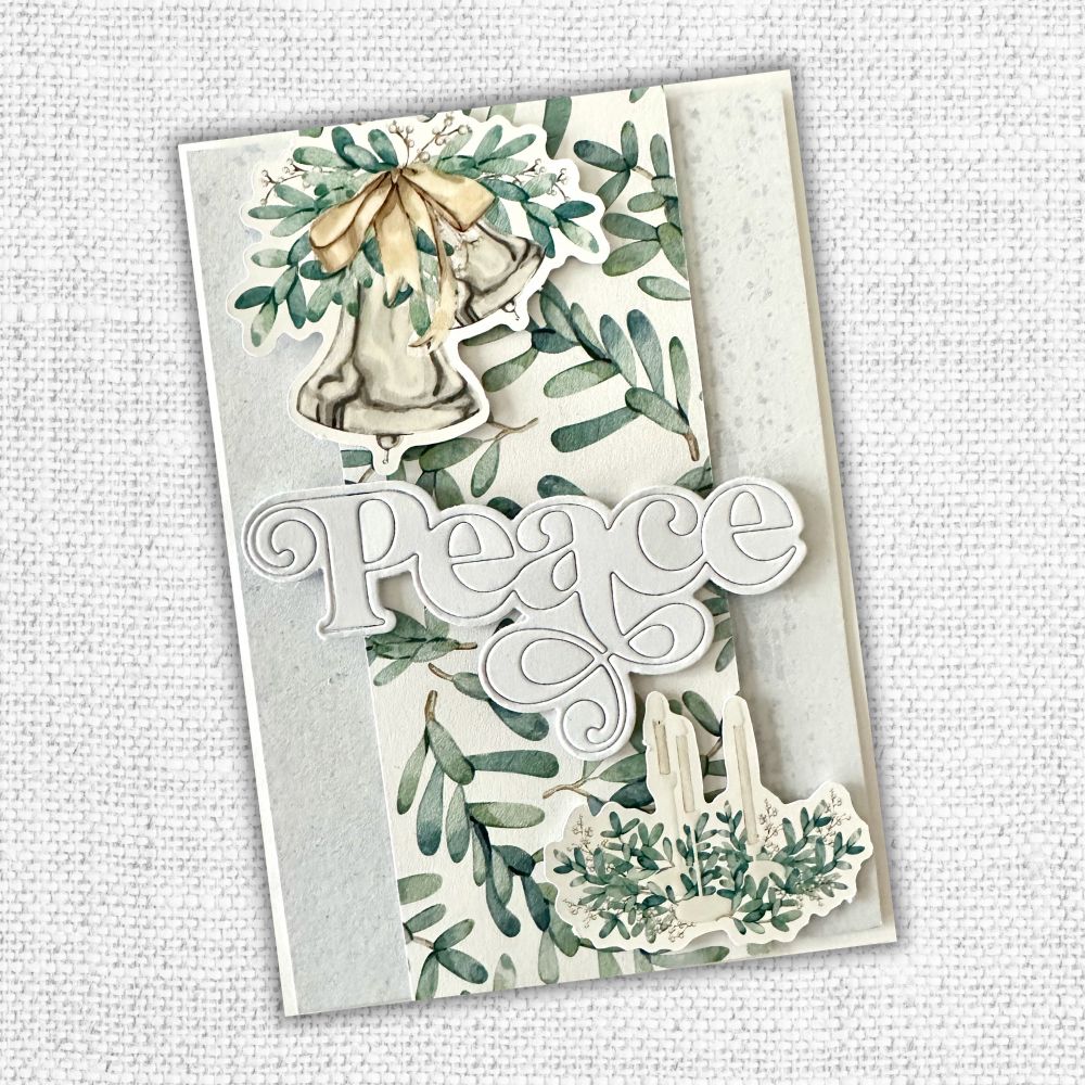 Fancy Script Layered Peace Die 32451-4