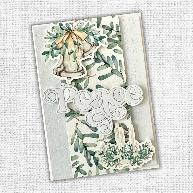 Fancy Script Layered Peace Die 32451-4