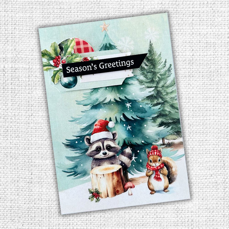 Woodland Christmas Papercuts Kit 33066-4