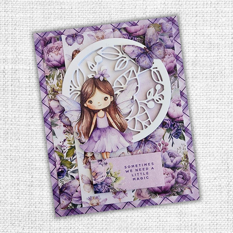 Lavender & Fairies Embossed Die Cuts 33525-4