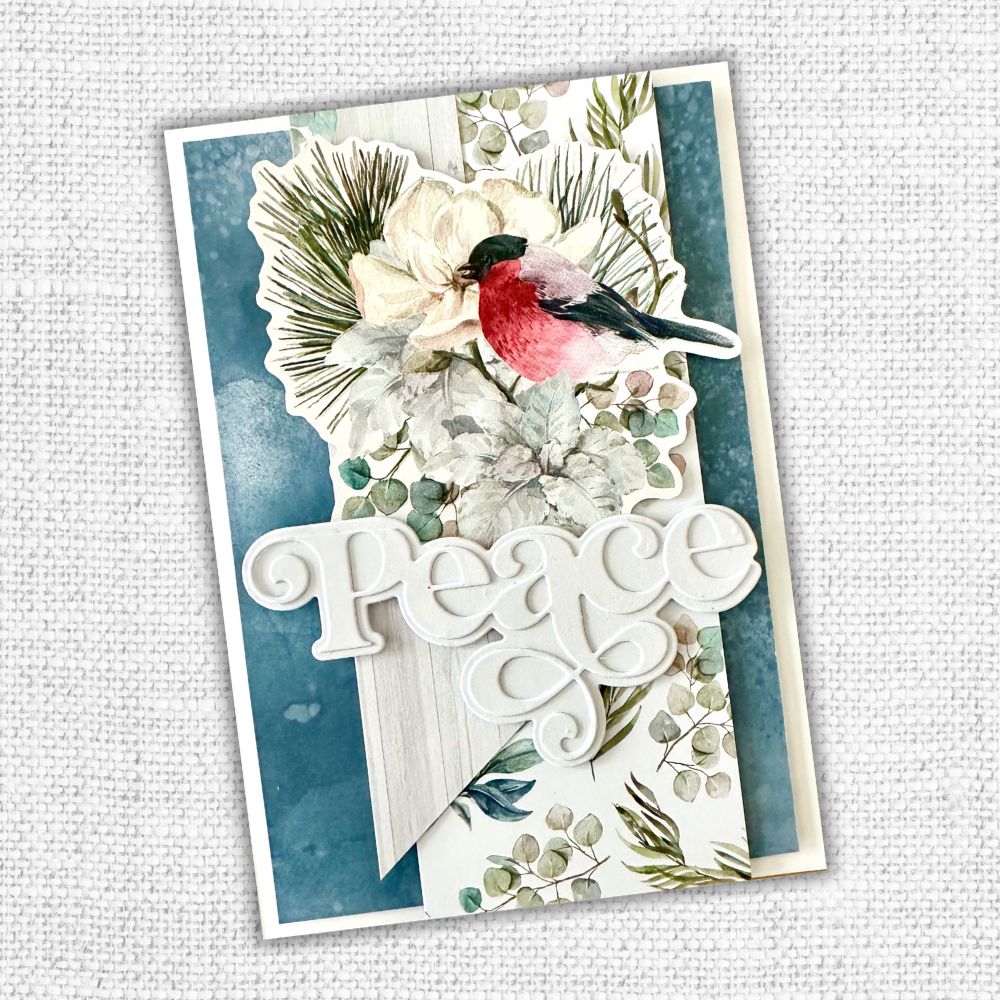Fancy Script Layered Peace Die 32451-5