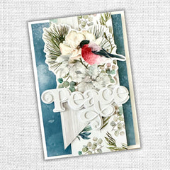 Fancy Script Layered Peace Die 32451-5