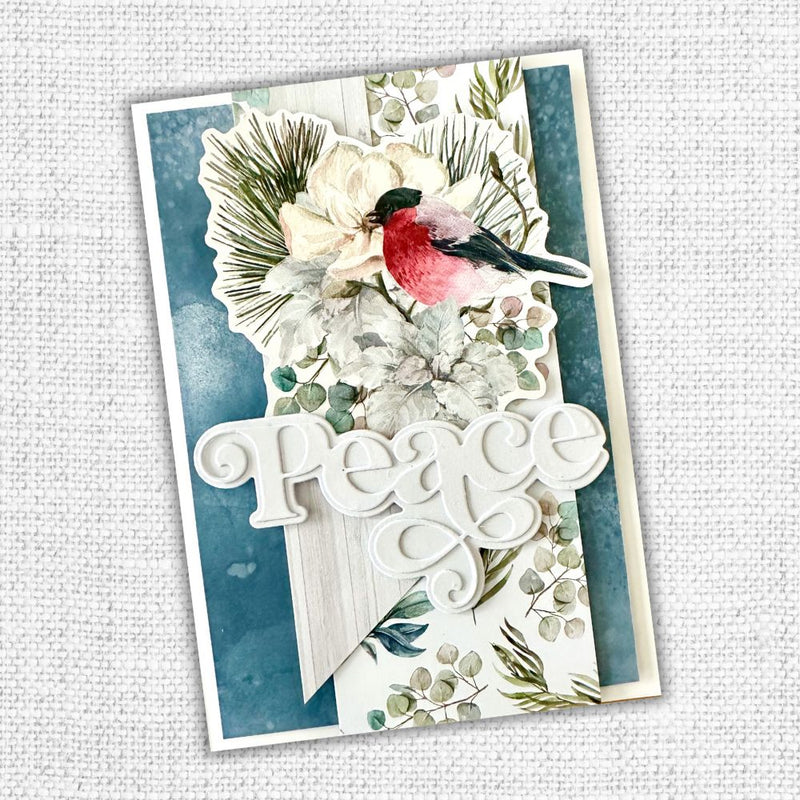 Fancy Script Layered Peace Die 32451-5