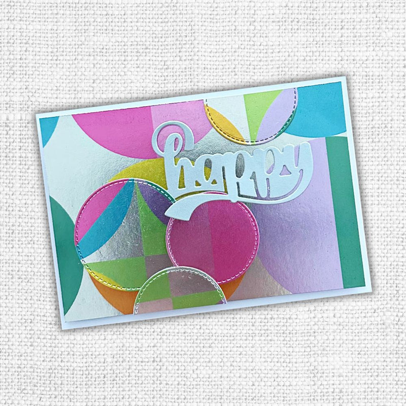 Inked Happy Border Metal Cutting Die 31590-4