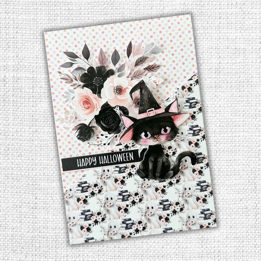 Pink Halloween Embossed Die Cuts 32790-10