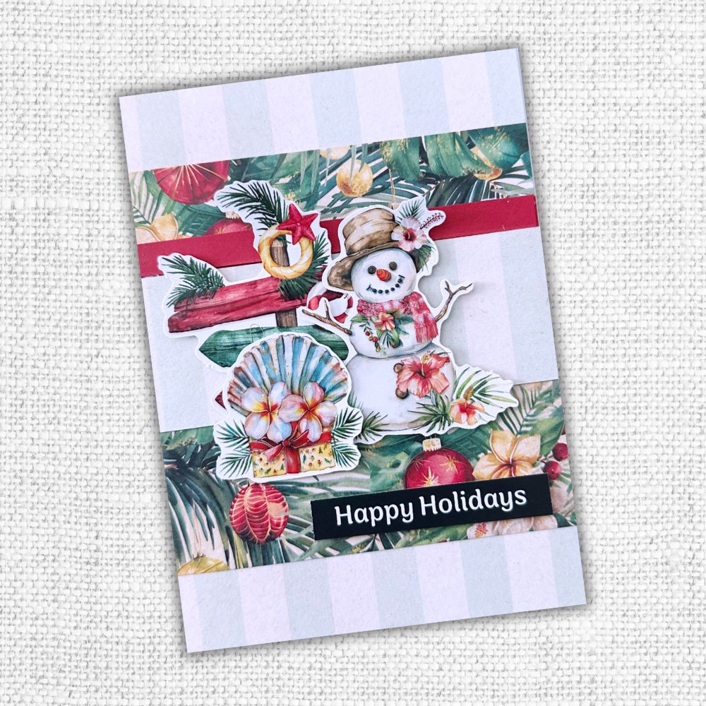 Tropical Christmas Papercuts Kit 33147-5