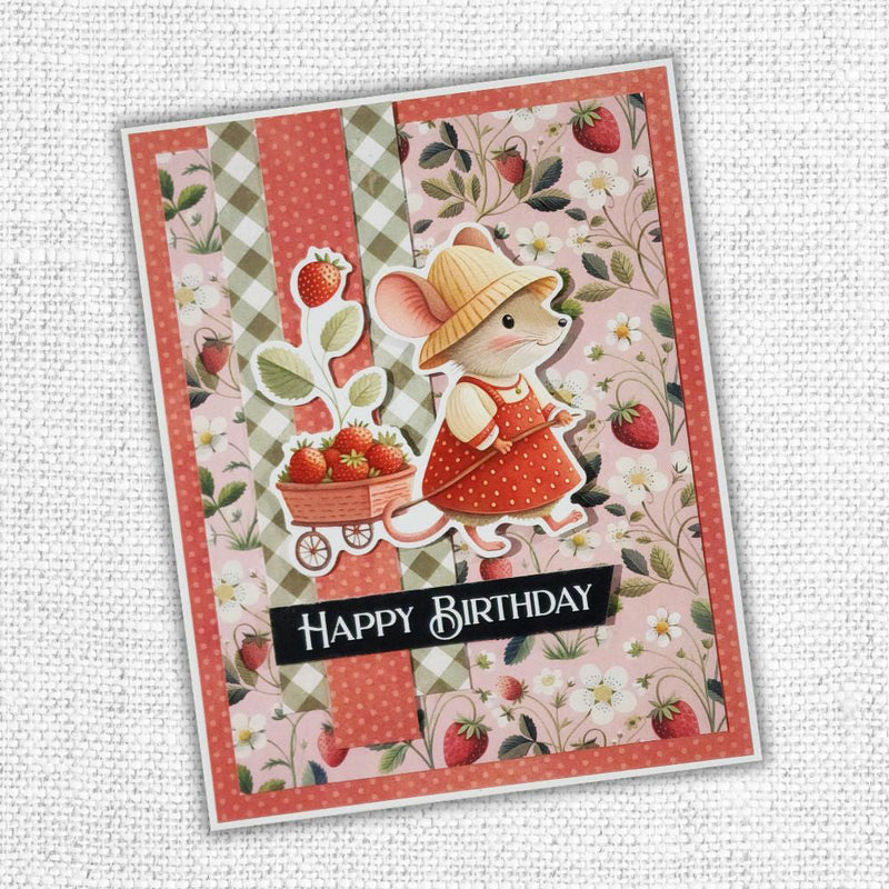 Collection de papiers "Amis Fraises" 6x6 34857-11