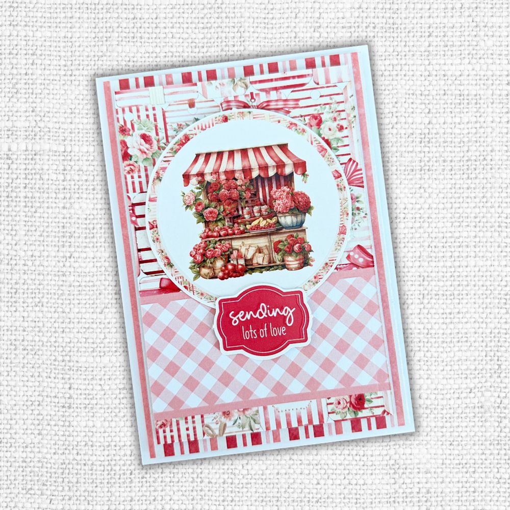 Die-Cuts et Mots Tendres Baisers 15x20 cm 31668-6