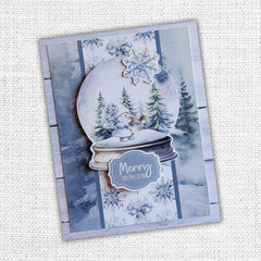 White Christmas 6x8" Die Cuts & Sentiments 32937-6
