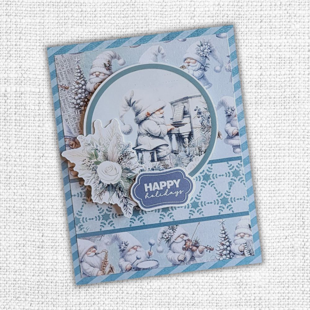 White Christmas 6x8" Die Cuts & Sentiments 32937-7