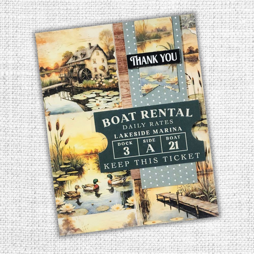 Kit de carterie Papercuts Souvenirs du lac 34824-9