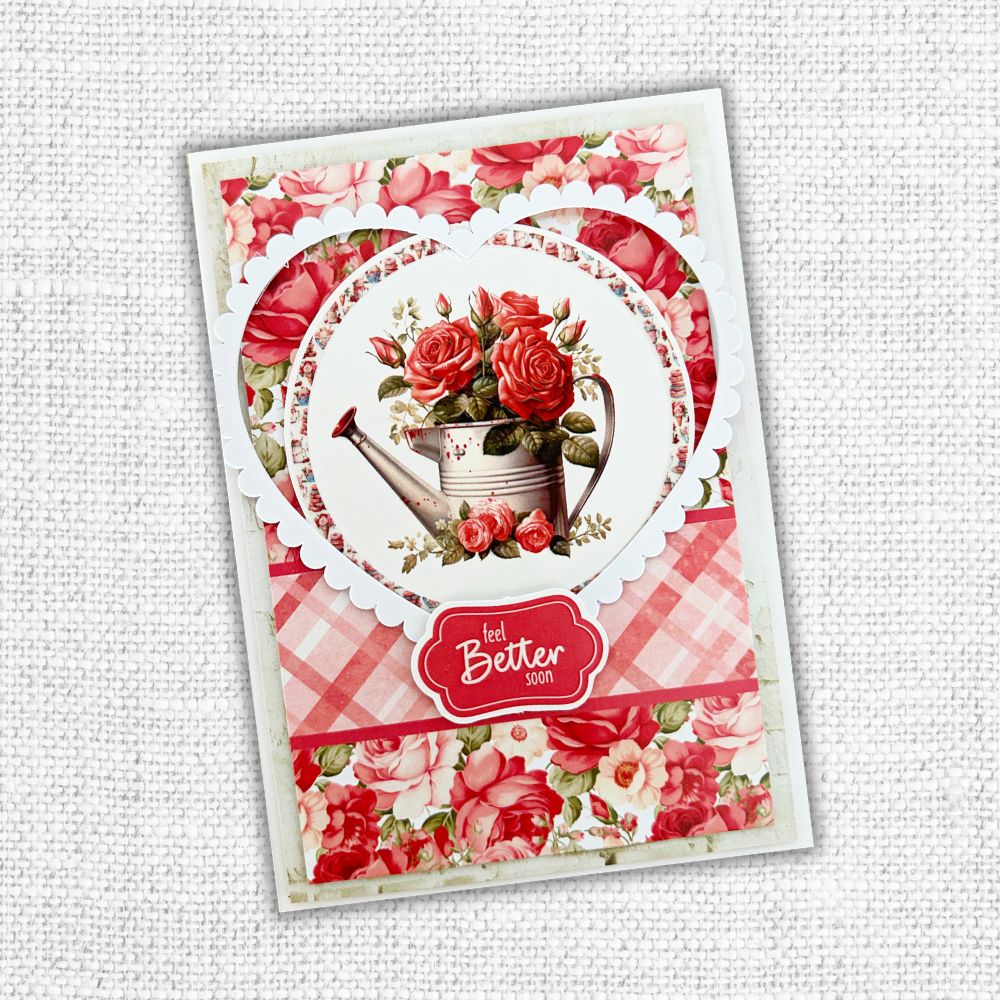 Die-Cuts et Mots Tendres Baisers 15x20 cm 31668-9