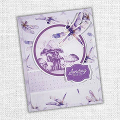 Lavender & Fairies 6x8" Quick Cards Collection 33534-5