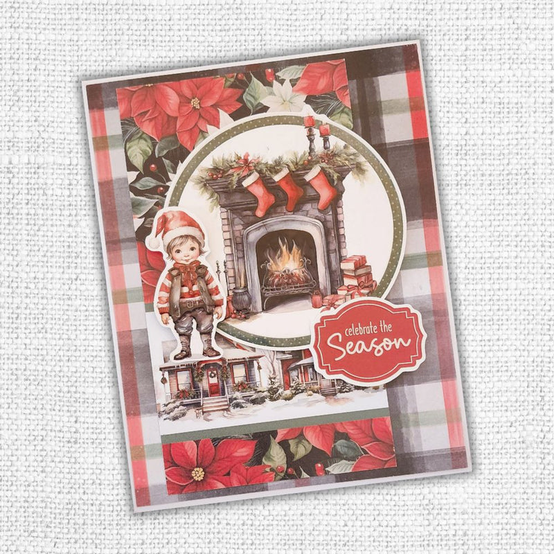 Jolly Holidays 6x8" Die Cuts & Sentiments 32643-4