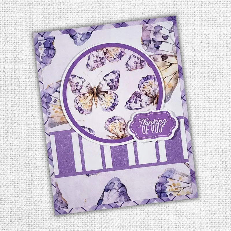 Lavender & Fairies 6x8" Quick Cards Die Cuts 33720-6