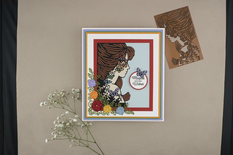 Dies by Sue Wilson Perfect Portraits Papillon Silhouette-2