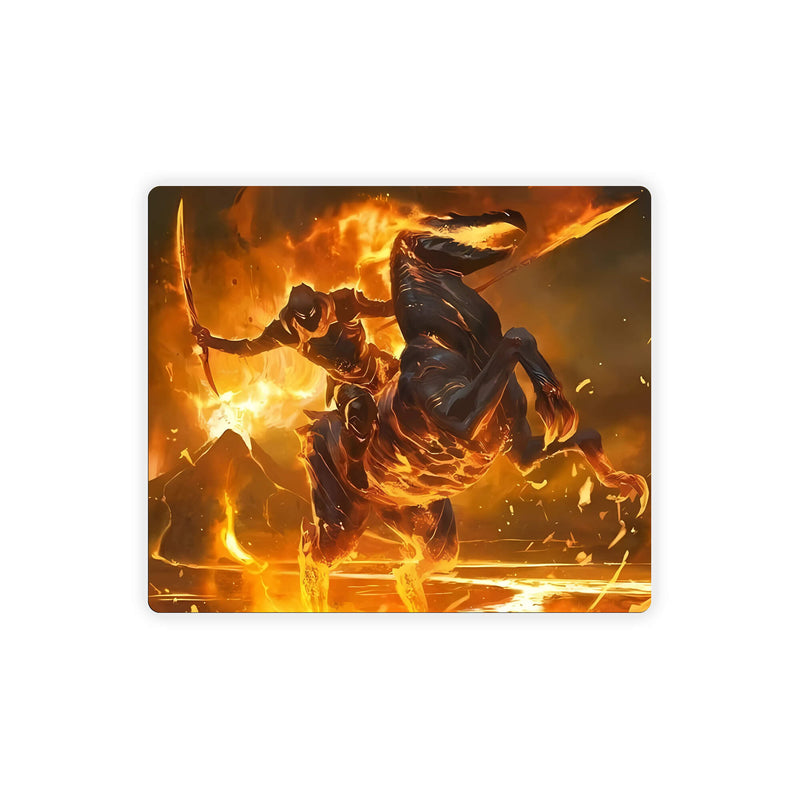 Cavalier of Flame Mouse Pad-3