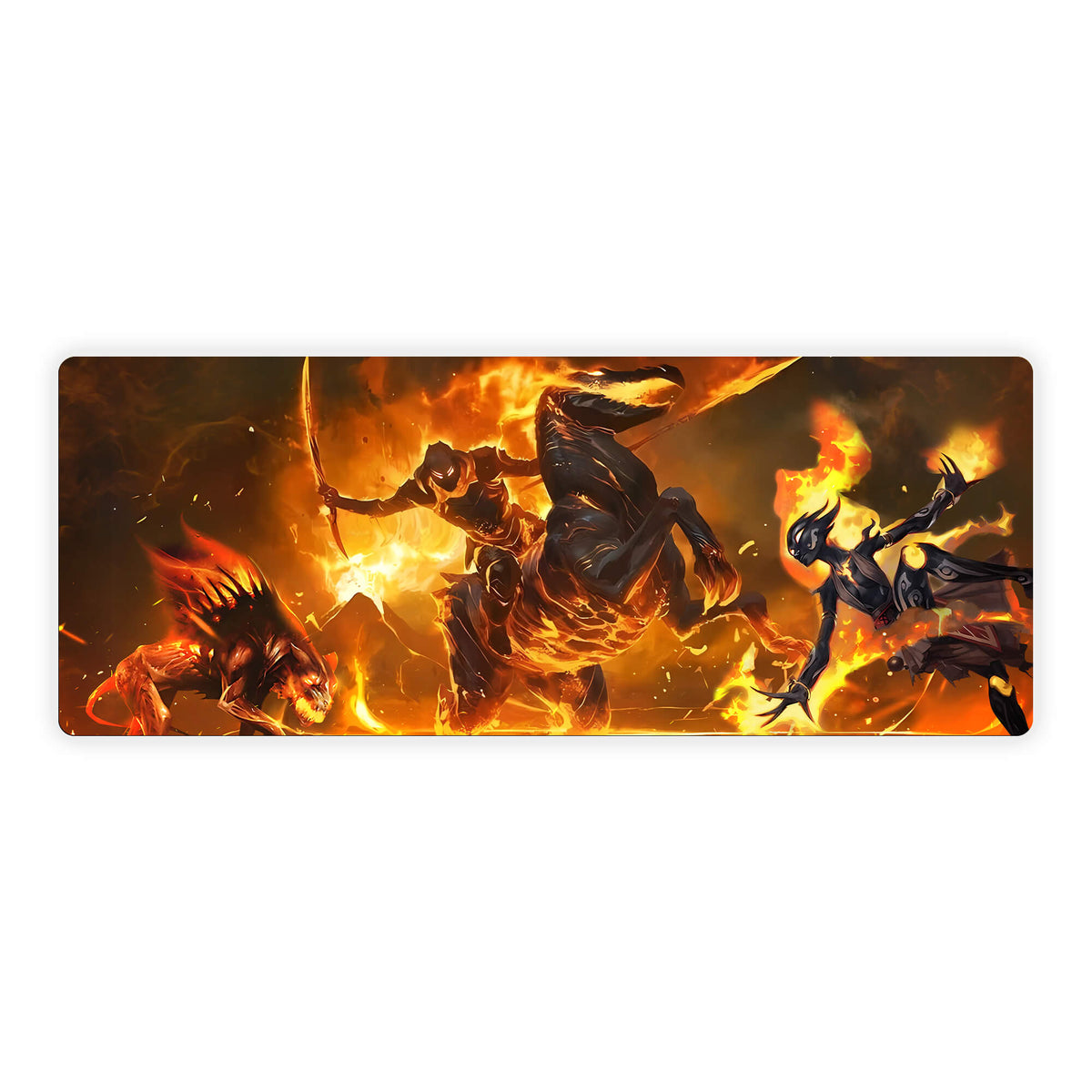 Cavalier of Flame Mouse Pad-2