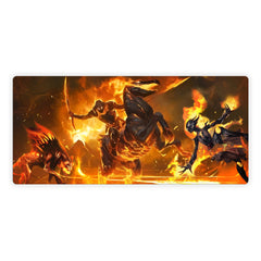 Cavalier of Flame Mouse Pad-1