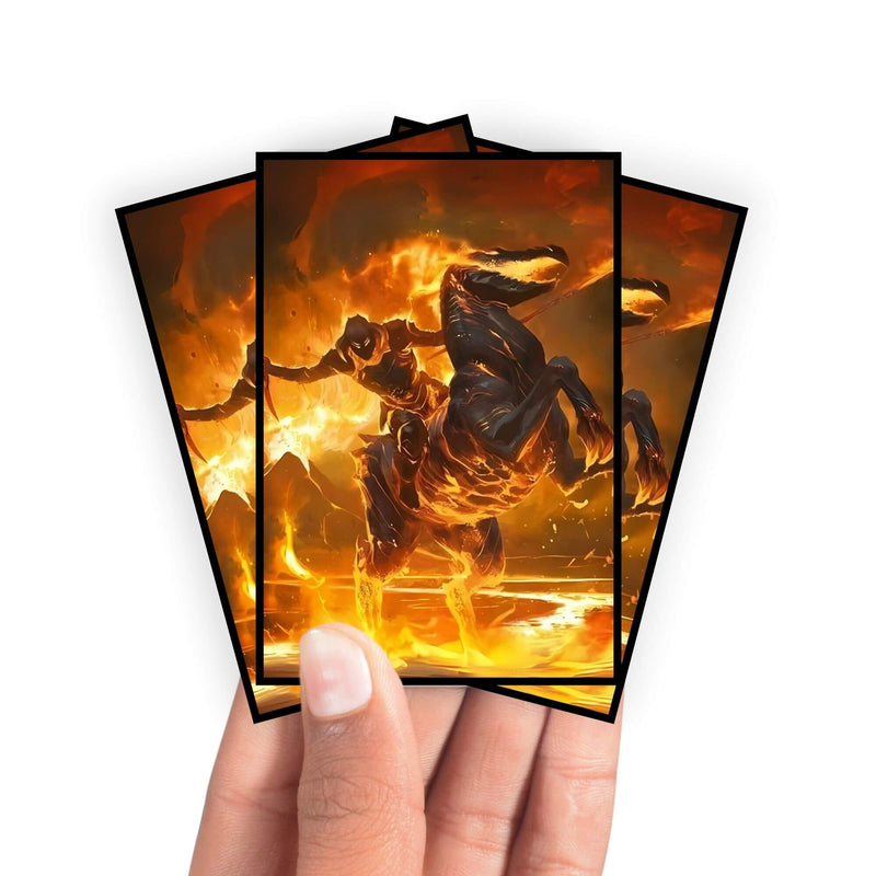 Cavalier of Flame Card Sleeves-1