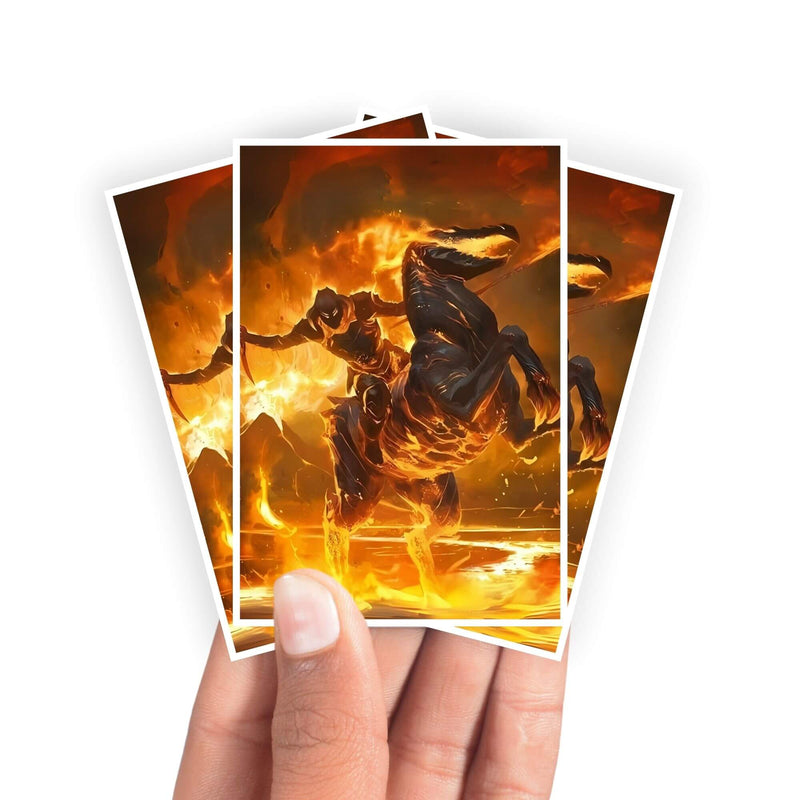 Cavalier of Flame Card Sleeves-2