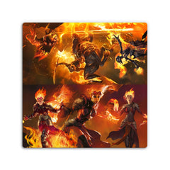 Cavalier of Flame X Chandra Nalaar  - Double Mat-1