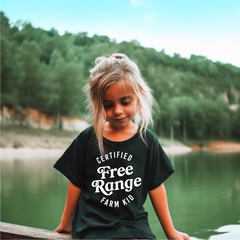 Certified Free Range Youth & Toddler T-shirt-1