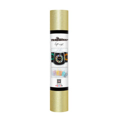 TeckWrap Glitter Adhesive Vinyl- Champagne Gold | Durable & Easy-to-Cut | Perfect for Craft Projects!-1