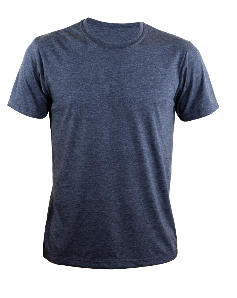 Unisex Eco Tee - Blank Apparel - Heather Charcoal-3