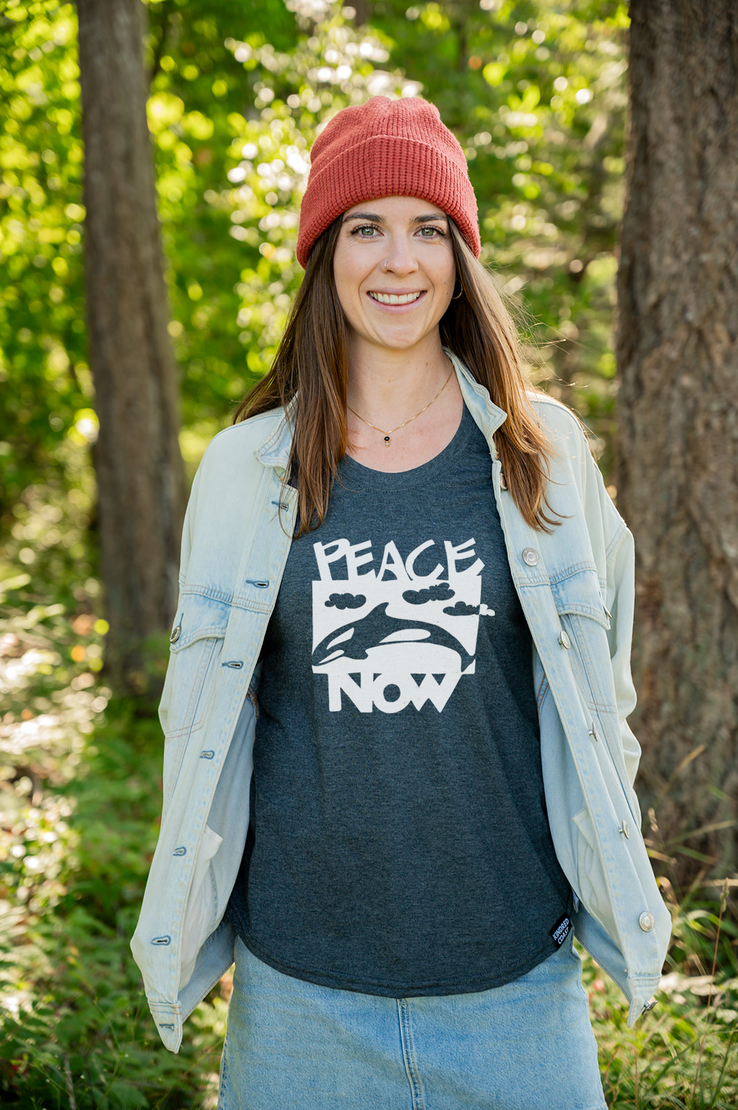 PEACE NOW - Women's Eco Tee-1