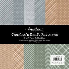Charlie's Kraft Patterns 6x6 Paper Collection 33171-1