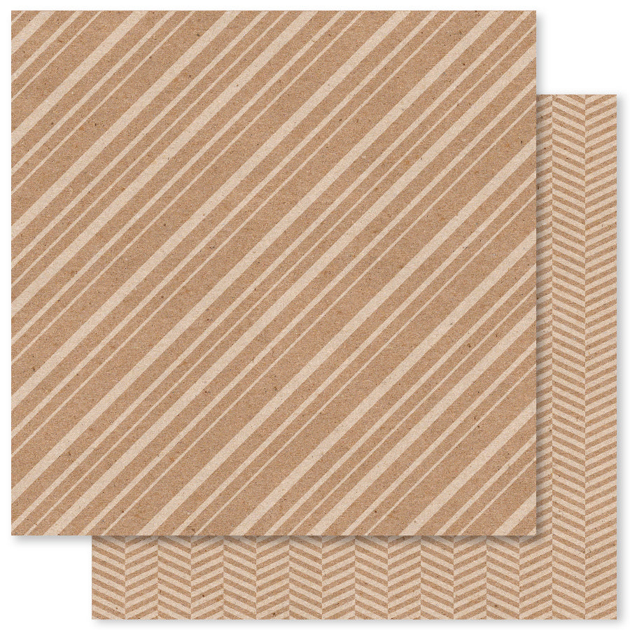 Charlie's Kraft Patterns 12x12 Paper Collection 33150-5