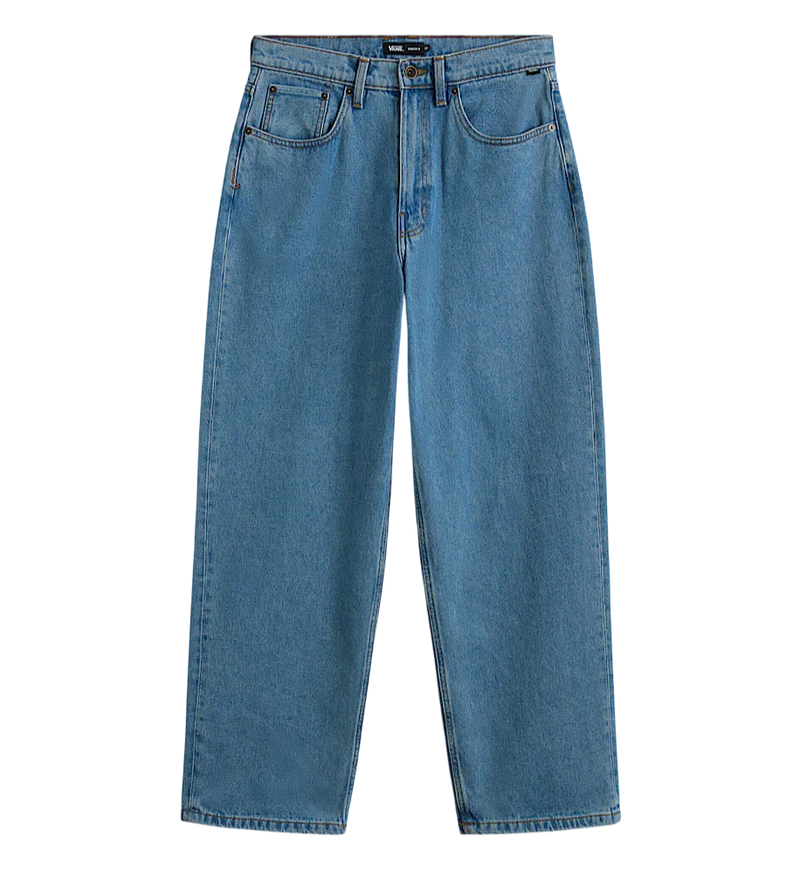 Vans 'Check-5' Baggy Jeans - Stonewashed Blue (Black Patch)-1