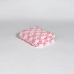 Cotton Candy Check Print Lovey-10